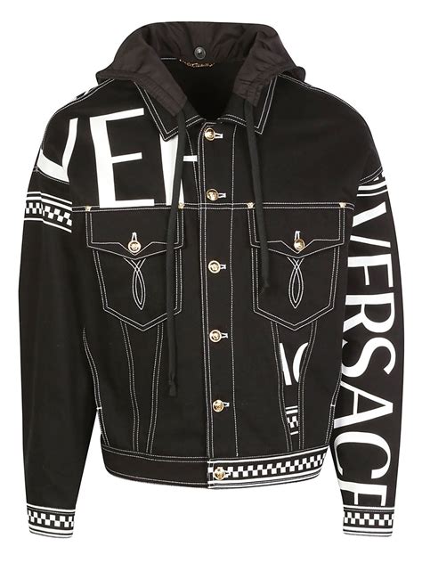 denim jacket versace 1990s|Versace jacket price.